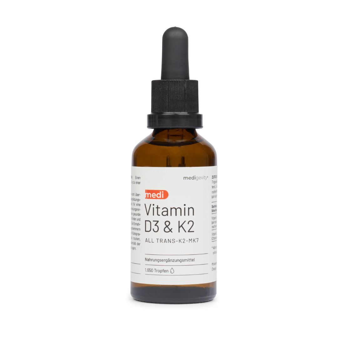 medigevity - medi Vitamin D3 & K2 Tropfen
