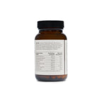 Eine braune Glasflasche mit der Aufschrift "medigevity - medi Vitamin B Komplex" zeigt auf einem weißen Etikett die Fakten und Inhaltsstoffe der Nahrungsergänzung in deutscher Sprache. Die schwarz verschlossene Flasche von medigevity steht vor einem weißen Hintergrund.