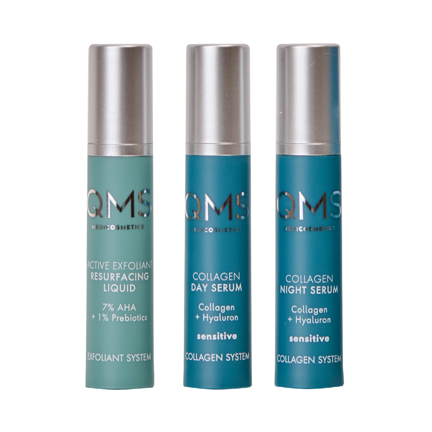 QMS Day & Night 3-Step Core Routine Set Sensitiv 3x 7ml