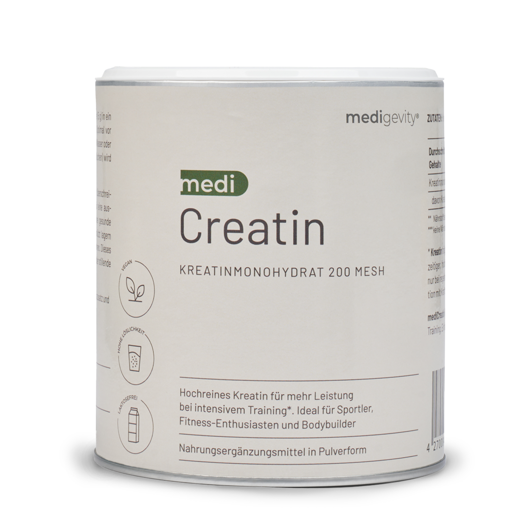 medigevity - medi Creatin Kreatinpulver
