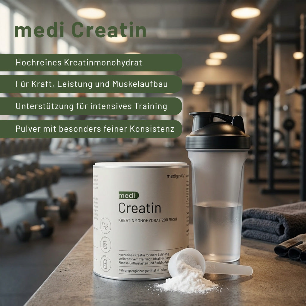 medigevity - medi Creatin Kreatinpulver
