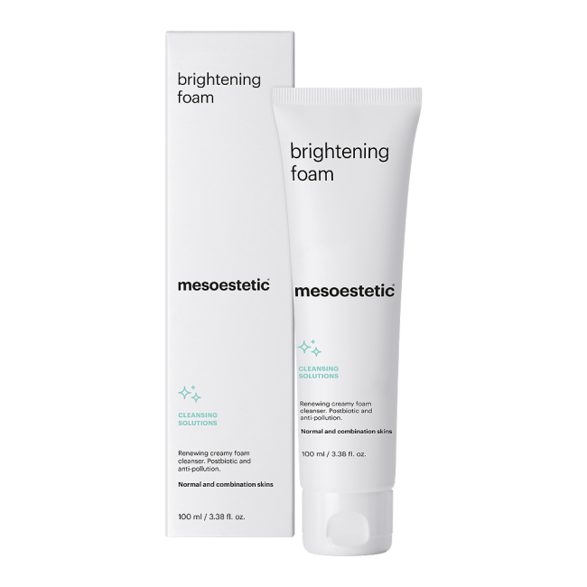 mesoestetic brightening foam