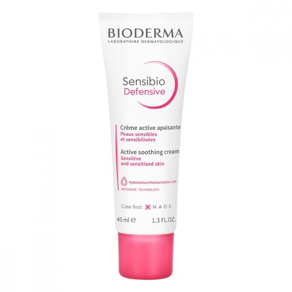 Bioderma - SENSIBIO DEFENSIVE / Aktiv beruhigende Creme – leicht