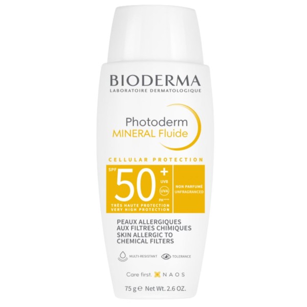 Bioderma - PHOTODERM MINERAL FLUIDE LSF 50+ / Mineralischer Sonnenschutz