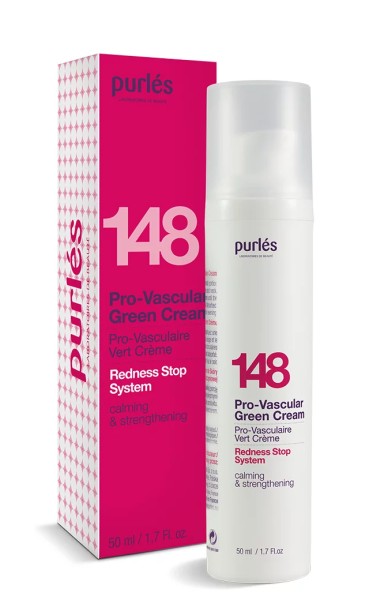 purlés Redness Stop System 148 Pro-Vascular Green Cream