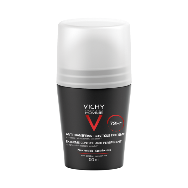 Vichy Homme Deo Roll-on Anti-Transpirant 72 h